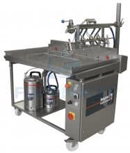 SEMI-AUTOMATIC SPRAY TABLE